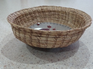 Medium Ceramic & Lamandra Grass Basket2